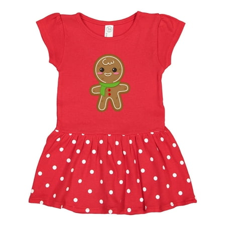 

Inktastic Gingerbread Christmas Gift Toddler Girl Dress