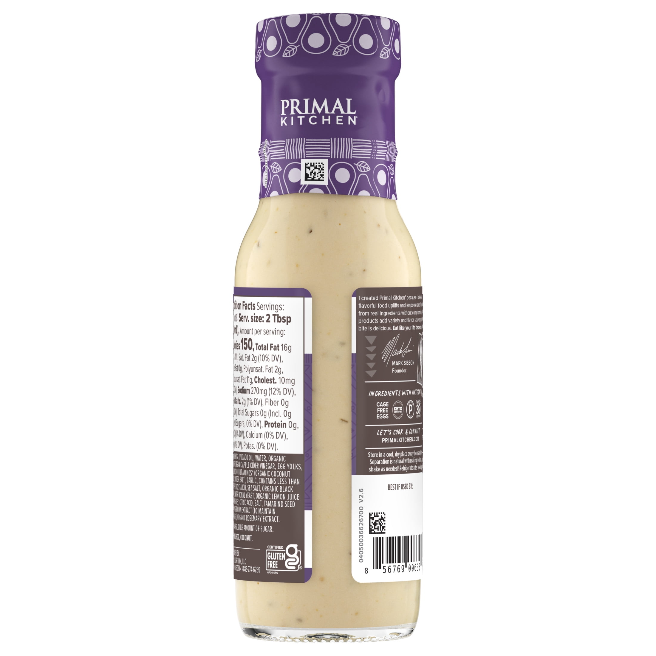 Primal Kitchen Caesar Dressing & Marinade 8 oz