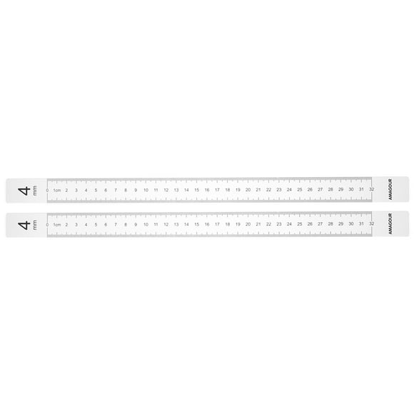 1 Paire de Règle d'Équilibre pour Biscuits avec Échelle Graduée Guide à Rouleau Bande de Mesure de Pâte