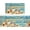 Nautical Kitchen Mat, variant on Colorful Floral Rug for Kitchen Mats for Floor 2 Piece, Anti Fatigue Floor Mat for Kitchen, Kitchen Floor Mats for in Front of Sink and Boho Kitchen Matt for Standing for Kitchen Decor 17"X30"+17"X47"