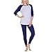 thumbnail image 2 of Honeydew Womens 2 Piece Pajama Set (Small, Purple), 2 of 4