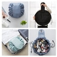thumbnail image 3 of Yeacher Drawstring Cosmetic Bag for Women Travel Makeup Bag Case Organizer Storage Pouch Box, 3 of 8