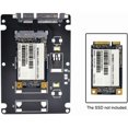thumbnail image 4 of YISITIAN Mini SATA mSATA SSD to 2.5" SATA Hard Disk Enclosure Case Converter Adapter CJ919-28795, 4 of 9