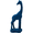 Blue, variant on JUANCHENG Modern Minimalist Giraffe Statue Resin Animal Figurine for Living Room TV