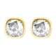 thumbnail image 1 of Arete para Mujer con Cristal Fino Swarovski  en Forma de Cuadrado Chico – Bañado en Oro 14k– Arete Elegante y Brillante, Aretes de Mujer de Moda– Joyería para Mujer de Moda– Regalo especial Ortiz Espinosa Temporada, 1 of 2