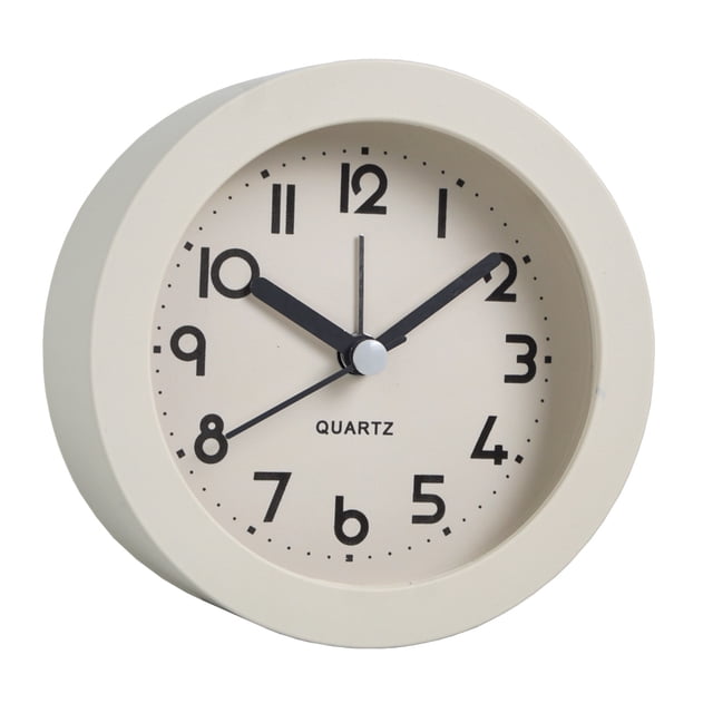 Despertador de escritorio Advancent Alarmas simples Tipo de aguja Color Blanco