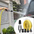 thumbnail image 2 of Pipe Gold Car Wash Water Household Tools Set, High Powerful Artifact Nozzle Hose Pressurized Water Flowers High Pressure Hose Nozzle Border Gardening Tools Long Water Pipe 3m, 2 of 9