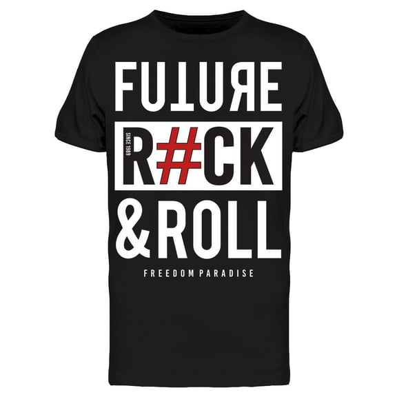 And Roll Lettering  Tee Men's -Image by Shutterstock