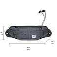 thumbnail image 4 of Fanny Packs for Women Men Running Belt Waterproof Waist Pack Bag for Walking Workout Hiking Fitness Gym Running Waist Belt Bag(GRAY), 4 of 5