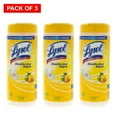 thumbnail image 1 of Lysol Lingettes Désinfectantes Parfum Agrumes, 30 Unités (Lot de 3), 1 of 5