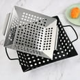 thumbnail image 4 of Whoamigo Grill Basket Nonstick Grill Topper with Holes BBQ Grill Trays Vegetable Grill Pans for Outdoor Grill Wok Grill Cookwares, 4 of 13