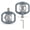 Grey, variant on BUCKLOS Mountain Bike Pedals Clip in and Flat Platform Dual Sided, Lightweight Nylon Clipless Pedals Compatible with SPD Bicycle Cleats Cycling Shoes- Fit Gravel MTB Indoor Road Bike(PD-M650)