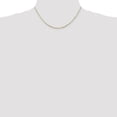 thumbnail image 2 of 14k Yellow Gold 16 Inch .9mm Octagonal Cubetto Omega Snake Chain Necklace Pendant Charm, 2 of 9