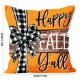 thumbnail image 3 of PiGOGI Thanksgiving Pillow Covers Pumpkin Maple Leaf Print Throw Pillow Cases Fall Cushion Covers Soft Home Decor for Sofa Bedroom, 3 of 7