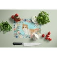 thumbnail image 3 of Carolines Treasures CK3397LCB Scottish Fold Spring Flowers Glass Cutting Board Large, 12H x 16W, multicolor, 3 of 4