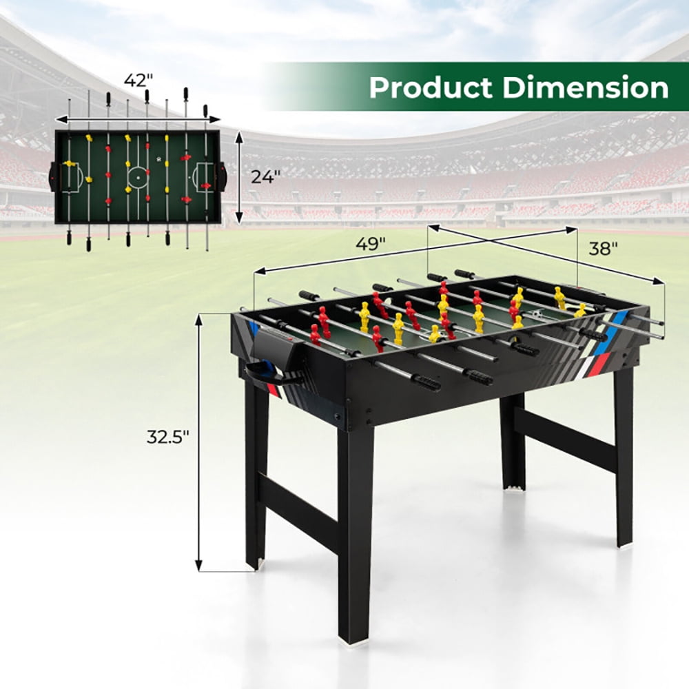 Spaco 4-in-1 Multi Game Table, Game Table with Pool Billiards, Infinity Game Table for Indoor, Black