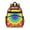 Rainbow Tie Dye-1, variant on Rainbow Tie Dye Ray Circle Pattern Backpack for School,Cute School Bag,Schoolbag with Adjustable Shoulder Straps & Padded Back,15.25"x11.5"x5.25"