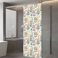thumbnail image 3 of Easter Gnomes Eggs Window Privacy Film, Bunny Ears Spring Flowers Country Yellow Static Cling UV Sun Blocking Heat Control Window Tint Day and Night, Non-Adhesive One Way Privacy Cover 23.6''x59'', 3 of 7