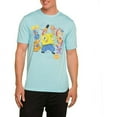 thumbnail image 2 of Movies & TV Men's Nick Rewind Block Party Short Sleeve Burnout Crew Tee, 2 of 2