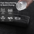 thumbnail image 2 of Covina Home 8 Pcs Bath Towel Set Black Microfiber Bathroom Towel Set Ultra Soft Plush Oversized Towels Adult Luxury Bath Sheet, 2 of 8