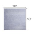 thumbnail image 3 of HOMETRENDS Blue Mélange Plush Throw, 3 of 3