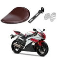 thumbnail image 2 of Kit Support Moto 3po Souple Confortable Anti-Pression Marron Rétro Universel pour Modification, 2 of 8