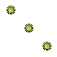thumbnail image 2 of Broches para mujer Sonducket Pin de girasol con diamantes de imitación Hojas verdes estilo heronsbill, 2 of 6