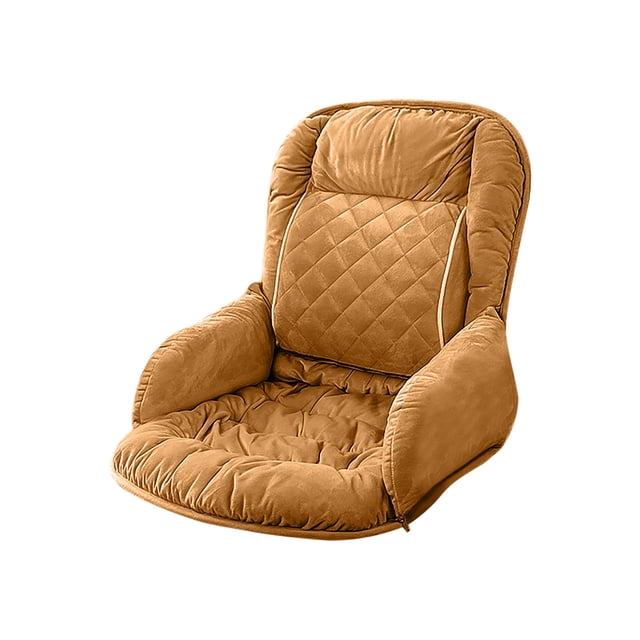 Yhmxh Cojín calefactable de invierno Cojín integrado para oficina Asiento para largos periodos de calor y comodidad Cojín de asiento Protección lumbar Cojín de gas cálido