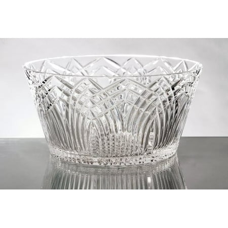 Extra Large Salad Bowl - GAC Round Crystal Glass Serving Bowl, 8
