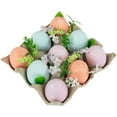 thumbnail image 3 of Northlight Pastel Easter Eggs with Carton Decoration - 6.25" - Set of 9, 3 of 6