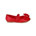 thumbnail image 2 of Little Angel Enna-715E New Girl PU Fabric Bow Decor Ballerina Ballet Flat, 2 of 5