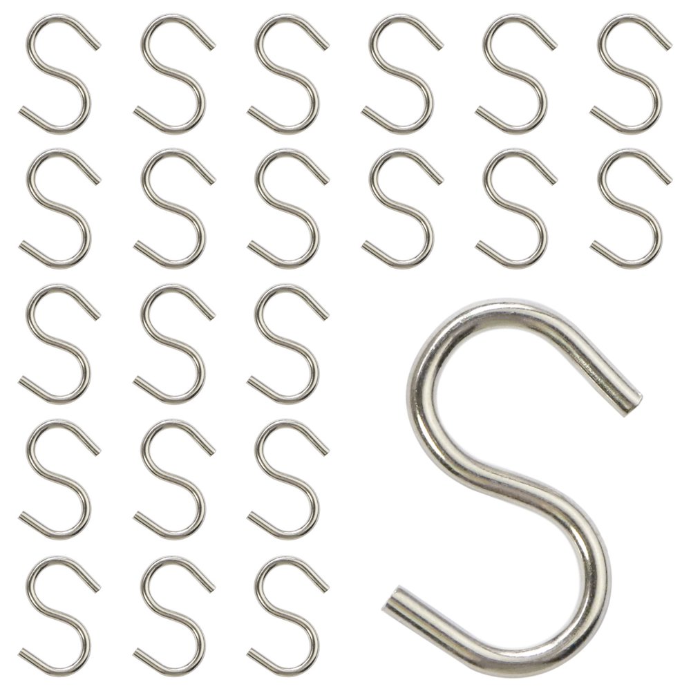 Mini S Hooks Connectors S Shaped Wire Hook Hangers 200pcs Hanging Hooks