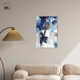 thumbnail image 3 of Midnight Blues Canvas Coastal Abstract by Art Remedy, Gallery Wrapped, 20" x 30", 3 of 7