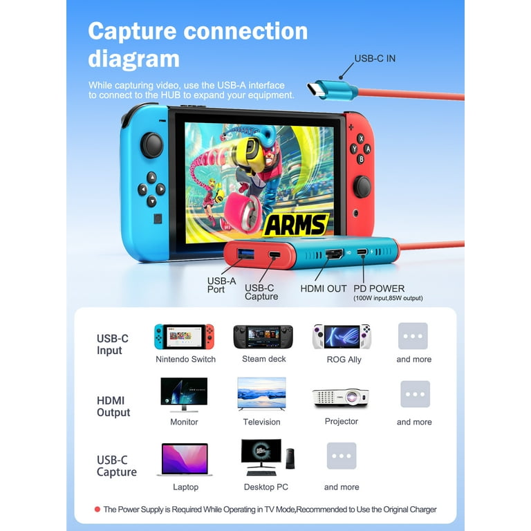 Capture Card How To Connect Nintendo Switch To Laptop Capture Card