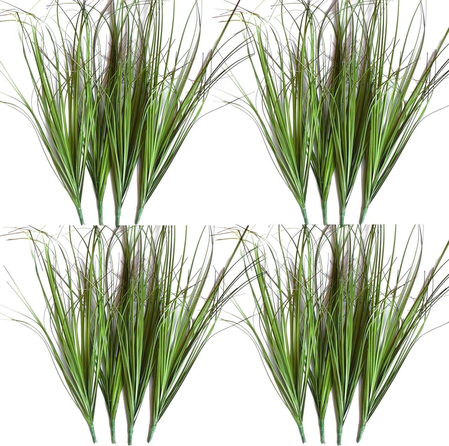 TETOU 16Pcs Artificial Plants, 18.1 inches Artificial Shrubs Wheat Grass Greenery, Fake Tall Grass Artificial Grass Plant for Outdoor Indoor Home Decor