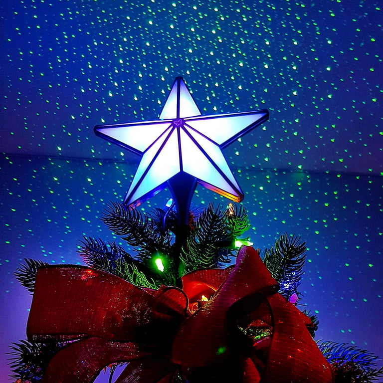 14-Inch Laser-Cut Christmas Tree Star Topper – Paper Star Decor For Holiday Tree