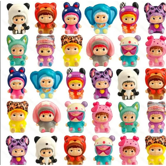 12PCS Squishy Toys, Funny Charactor Squishy Toys, for Classroom Prizes, Valentine's Exchange Gifts, Party Favors, Birthday Gifts, Assorted Varieties