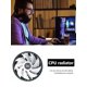 thumbnail image 4 of Btafrte Enfriador CPU RGB Ventilador Refrigeración CPU 3 Pines Radiador CPU 120mm Y 1800RPM para Intel Y, 4 of 9