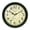 Dark Green, variant on Geevon 12 IN Retro Wall Clock No Ticking Sound, Wall Clock with Quartz Accents and Vintage Patterns, Battery Operated for Kitchen, Bedroom, Office, Classroom, Living Room Decor (Black)