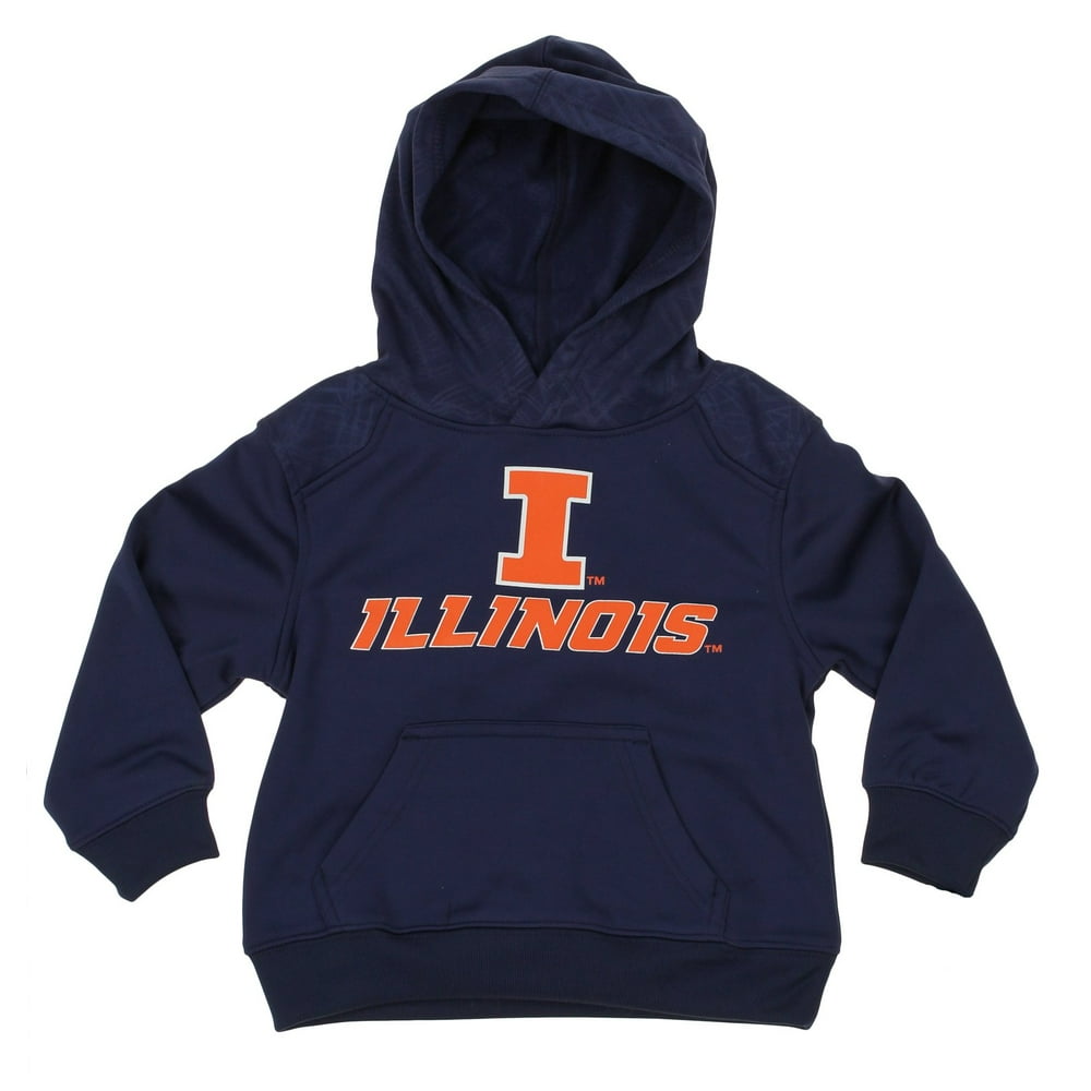 NCAA Kids Illinois Illini Performance Hoodie, Blue - Walmart.com ...