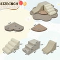thumbnail image 4 of Euroco 6-Piece Climbing Toys for Toddlers, Soft Foam Block Play Structures Climbers for Child Development, Climbing Crawling Toys Soft Foam Blocks Activity Play Set for Toddlers 0-1 Years Old, 4 of 8