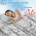 thumbnail image 3 of Grey Forest Cooling Blanket, Lightweight Breathable Summer Throw Blanket with Double Sided Cold Effect, Modern Oil Painting Art Picnic Beach Blankets Bed Sheet for Hot Sleepers 50"x60", 3 of 8