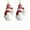 B, variant on HengDidi 2 Pc Christmas Snowman Ornament Set for Tree Hanging Decor Small Pendant Festive Home Party Decoration