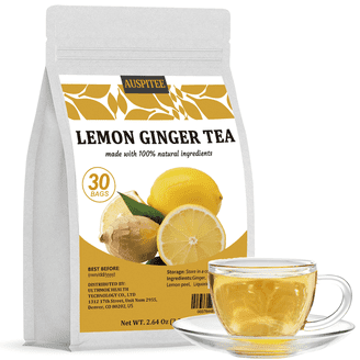 Twinings Lemon & Ginger GP27 Herbal Tea, 100 Individually