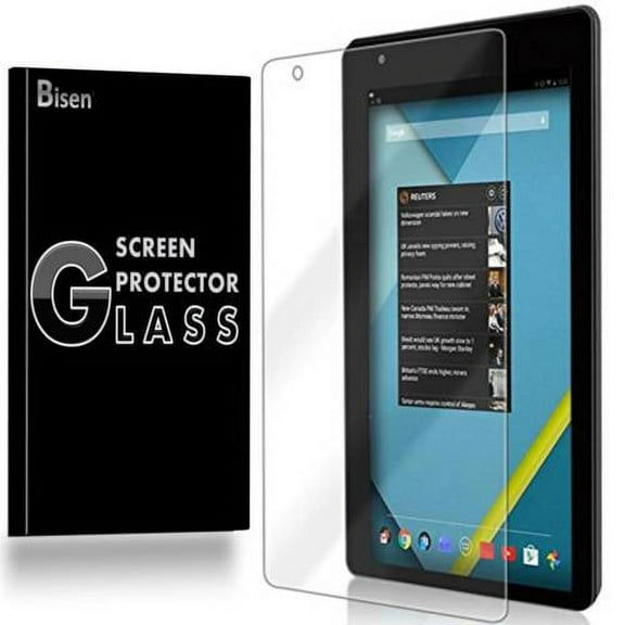 [2-Pack] BISEN RCA Voyager 7" (RCT6773W42BF) Screen Protector Tempered Glas, Anti-Scratch, Anti-Shock, Shatterproof