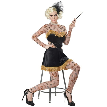 The Amazing Tattooed Lady Adult Costume