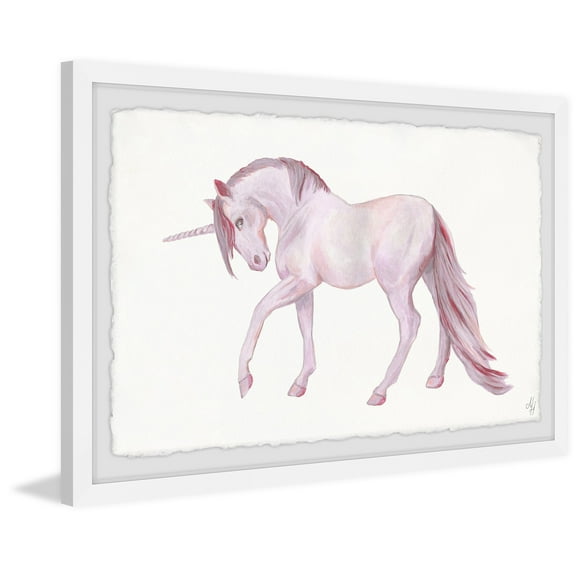 Marmont Hill Pink Majestic Unicorn Framed Wall Art