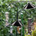 thumbnail image 4 of NAOJIE Bird Feeder Pole Mount Squirrel Proof Guard Stopper-19 Inch,Plastic,Baffle for Bird Feeder Pole,Bird Feeder Squirrel Guard,Squirrel Baffle for Bird Feeder Pole, 4 of 6