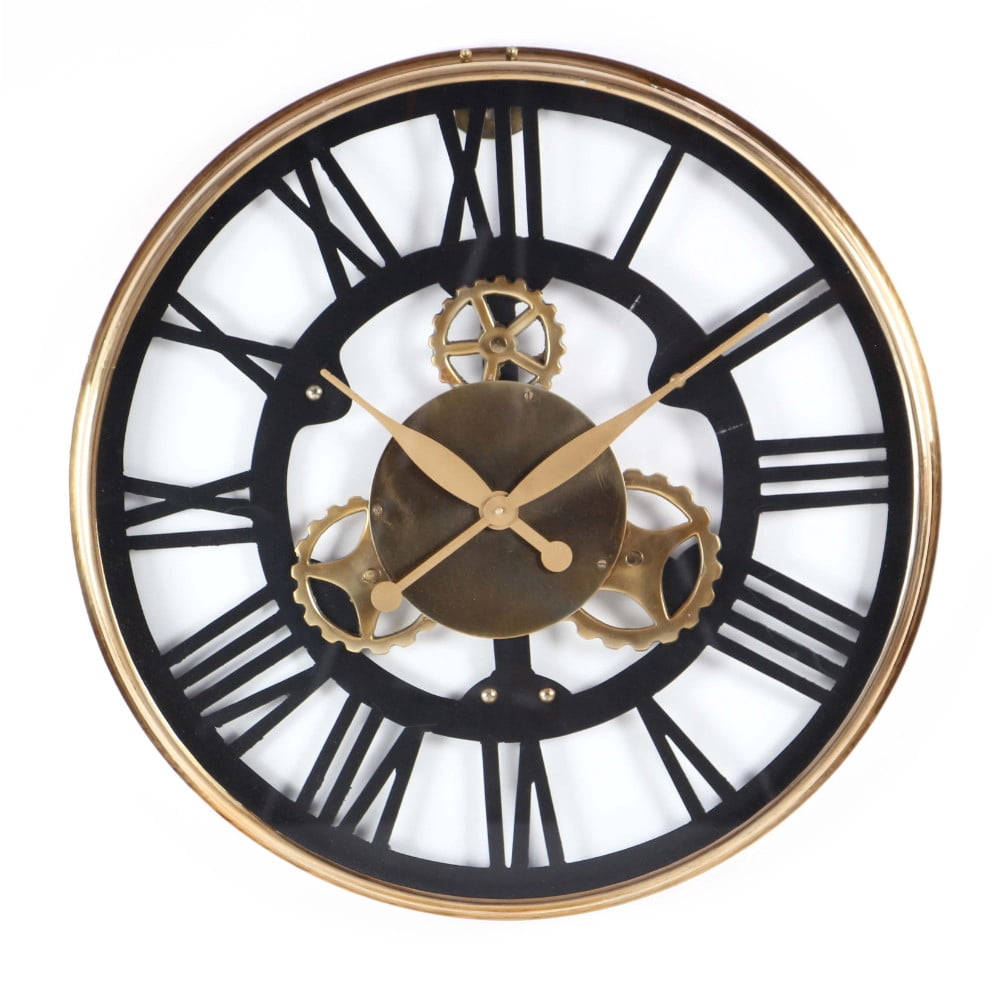 Artistically Designed Stainless Steel Wall Clock, Medium