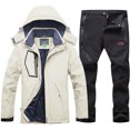 thumbnail image 4 of Traje de esquí para hombres deportes al aire libre traje de hombres guapo a prueba de viento impermeable cálido traje de esquí de invierno, 4 of 5